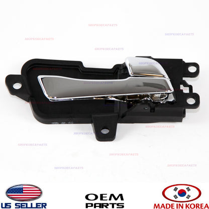 GENUINE Inside FRONT or REAR Door Handle Passenger Side Chrome OEM SONATA 11-14