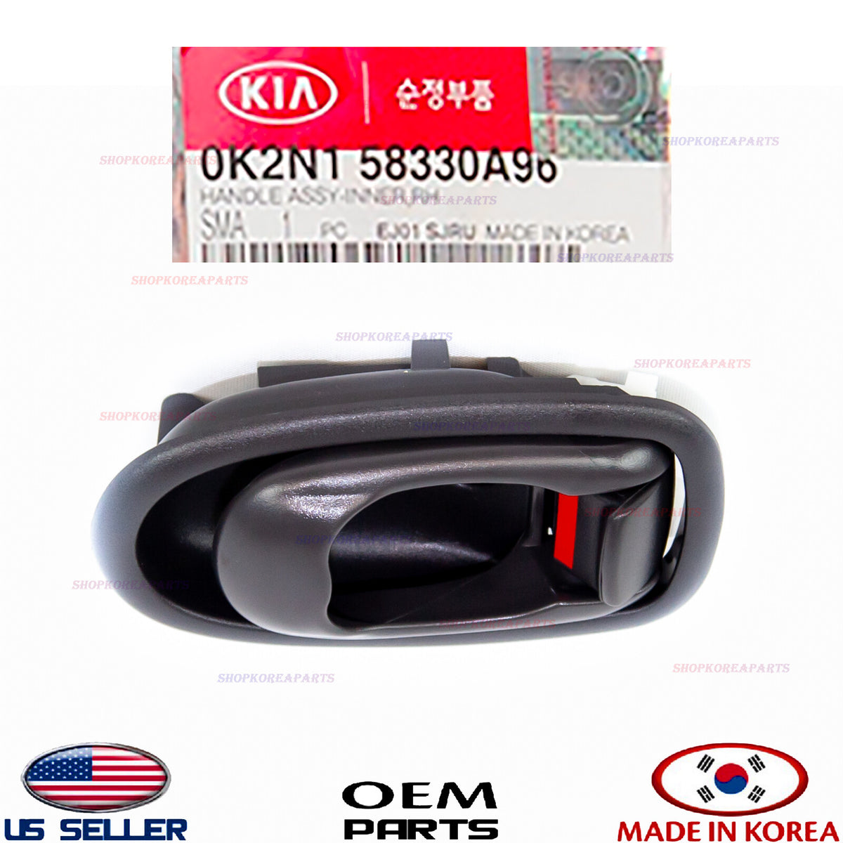 DOOR HANDLE INSIDE RIGHT front rear PASSENGER SIDE ⭐OEM⭐ KIA SPECTRA 2001-2003
