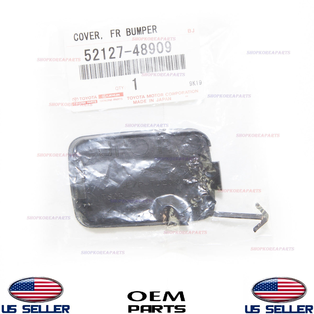 GENUINE Front Bumper Tow Eye Hook Cap Cover Right OEM LEXUS RX350 RH450H 2010-12