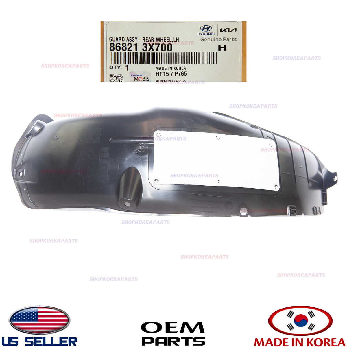 GENUINE Fender Liner Rear LEFT Driver Side ⭐OEM⭐ Hyundai Elantra Sedan 2014-2016
