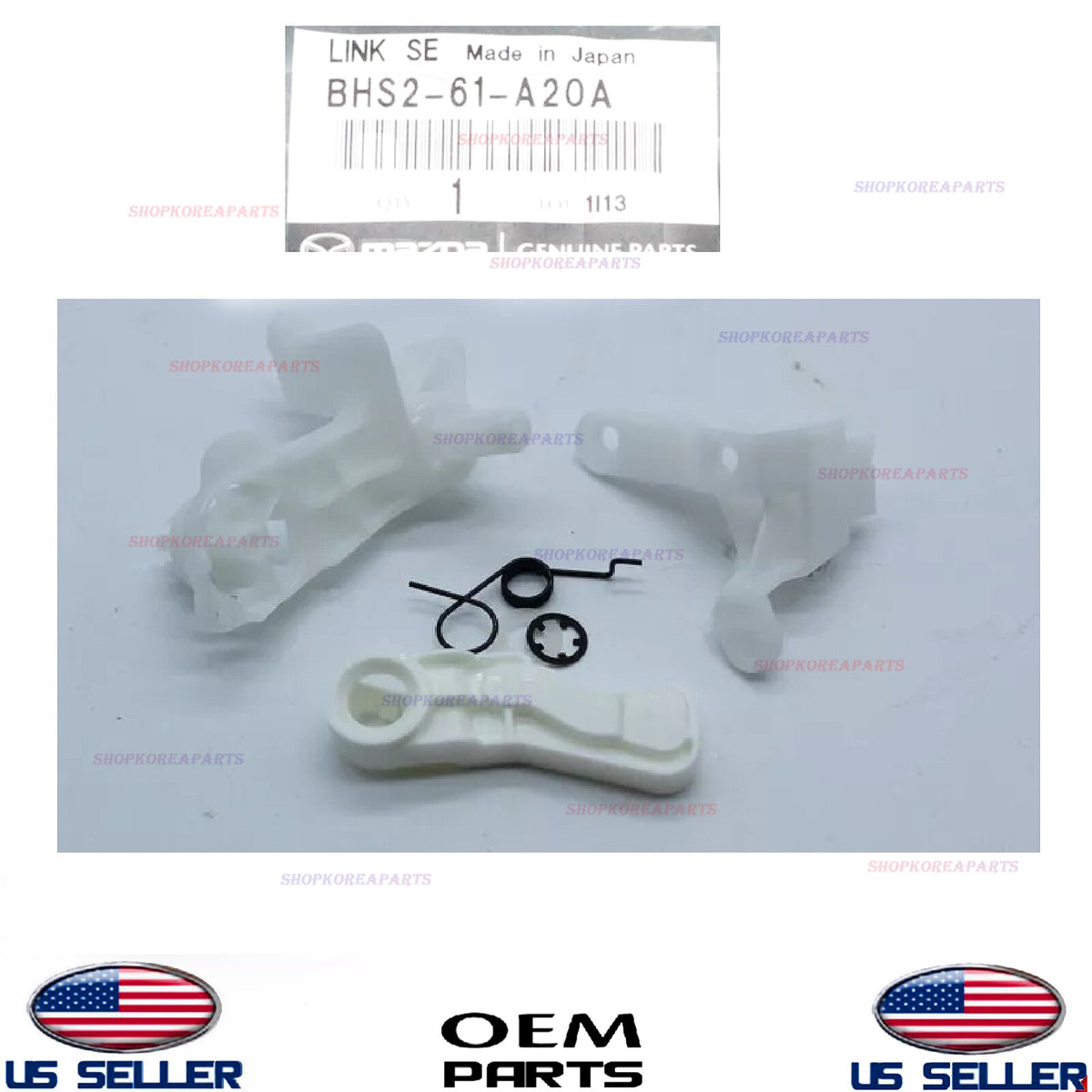 GENUINE OEM HVAC Temperature Link Set Assembly Mazda 3 2014-2018 BHS2-61-A20A