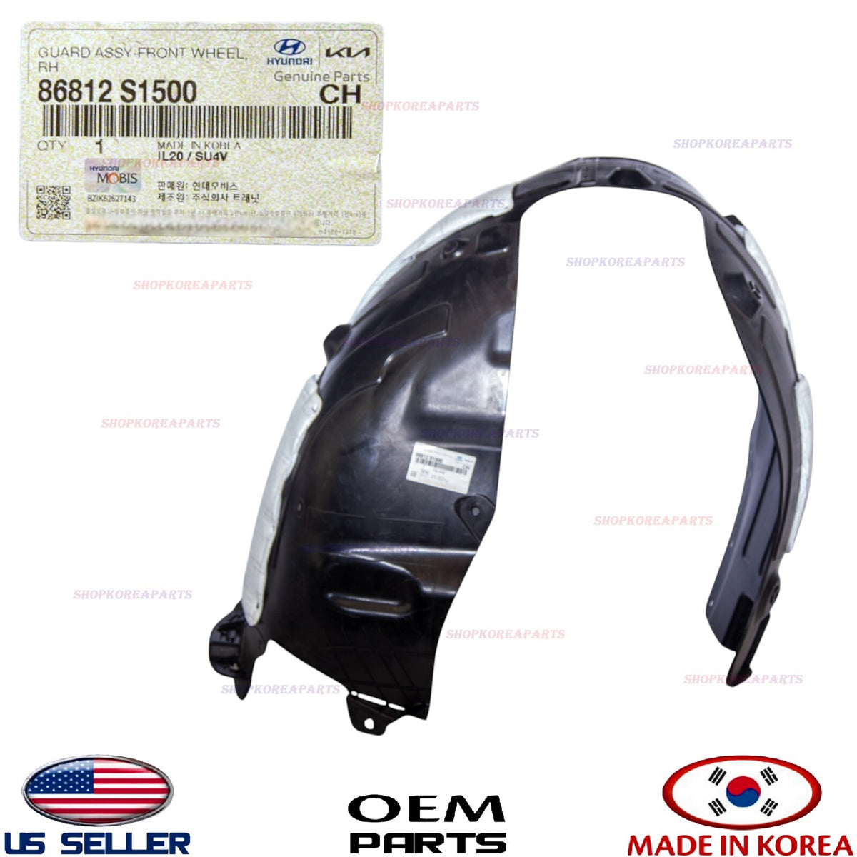GENUINE OEM Fender Liner Front RIGHT Passenger Side 2021-2023 Hyundai Santa Fe