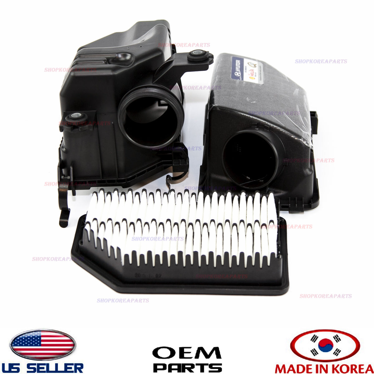GENUINE OEM Air Cleaner Intake Filter Box Assy 1.6L Turbo 2012–2016 Veloster