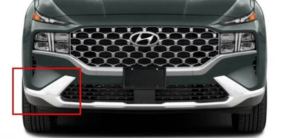 GENUINE Front Skid Plate Bumper Lower Right Passenger Side Silver Santa Fe 21-23