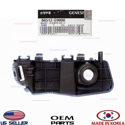 GENUINE Front Bumper Bracket Mounting LEFT Driver Side OEM Genesis G70 2019-2021