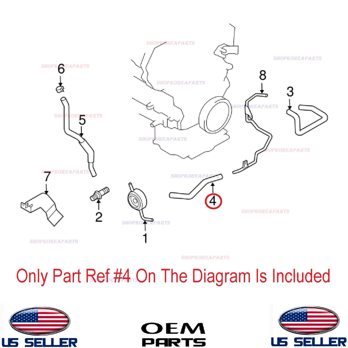 GENUINE Engine Oil Cooler Hose ⭐OEM⭐ 3.5L AWD Nissan Infiniti *See compatibility