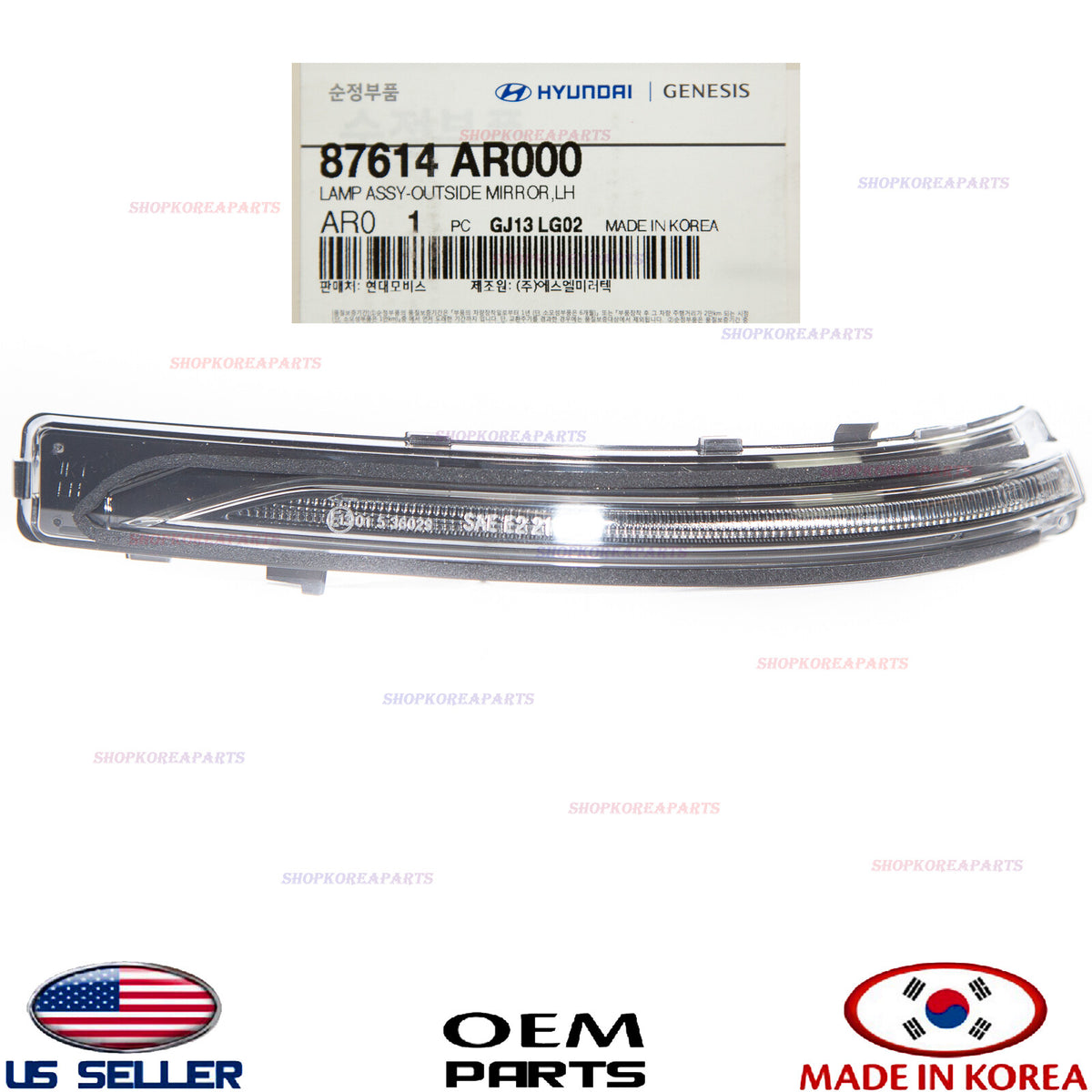 GENUINE Outside Mirror Turn Signal Lamp LEFT Driver Side ⭐ GENESIS GV70 2022-26