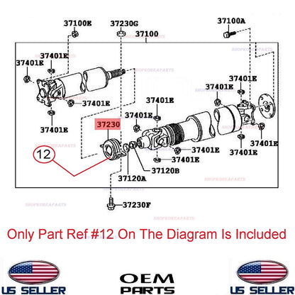 GENUINE OEM Propeller Shaft Center Bearing 4WD 2007–2021 Toyota Tundra