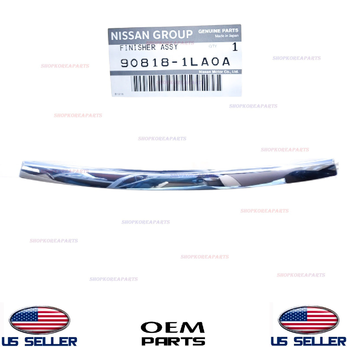 GENUINE Tail Gate Lower Molding Chrome ⭐OEM⭐ Infiniti QX56 2011-13 QX80 2014-17