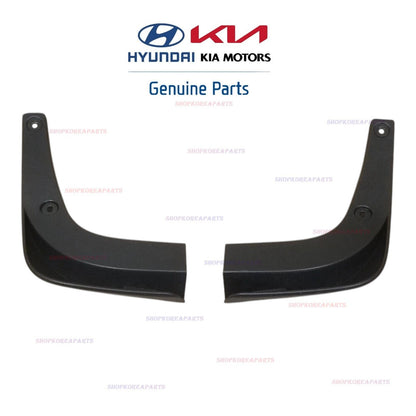 FITS: 14 - 16 KIA SPORTAGE LX EX REAR SPLASH GUARD MUD FLAP SET OEM NEW 3WF46-AC