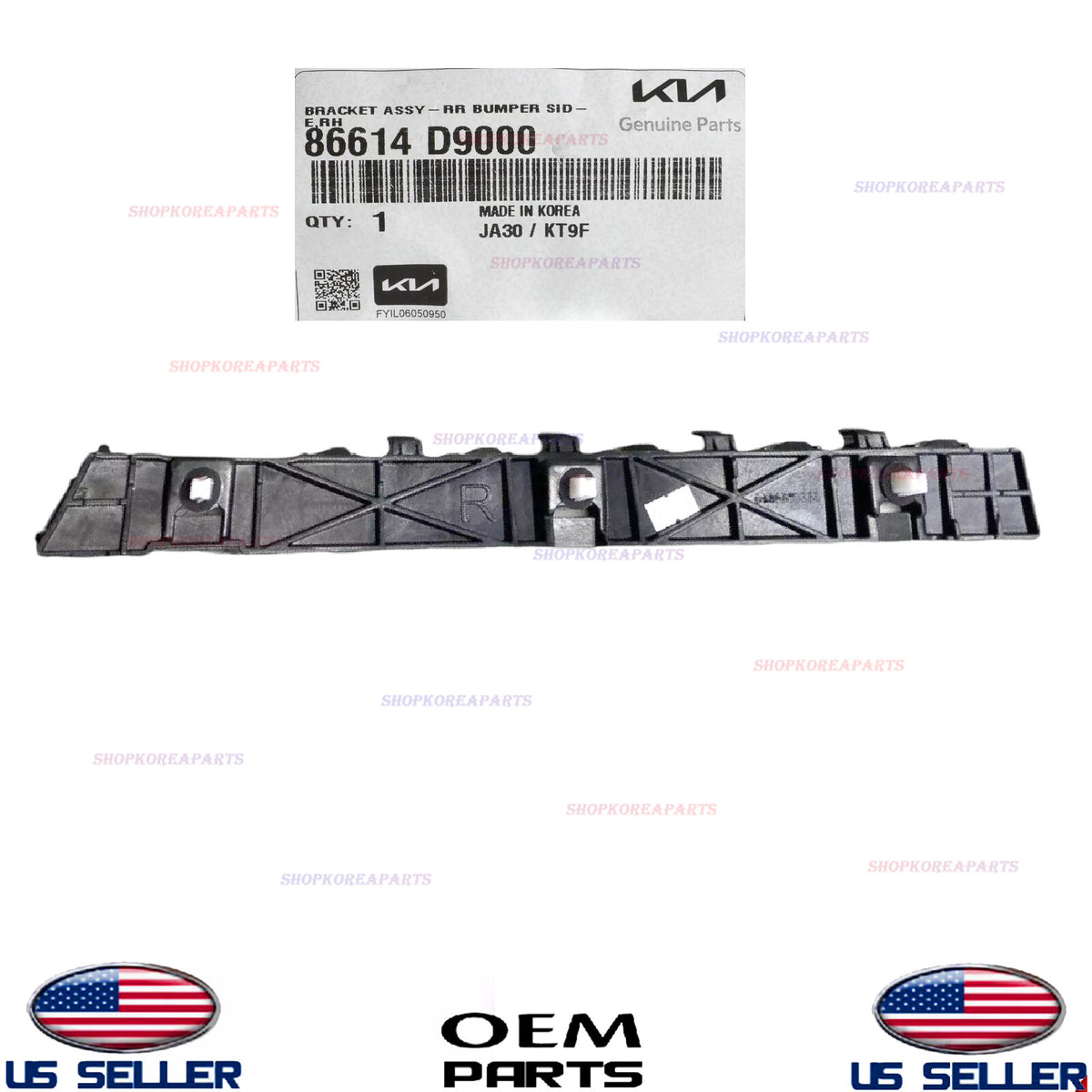 GENUINE OEM Rear Bumper Retainer Bracket Right Passenger Side 17-22 Kia Sportage