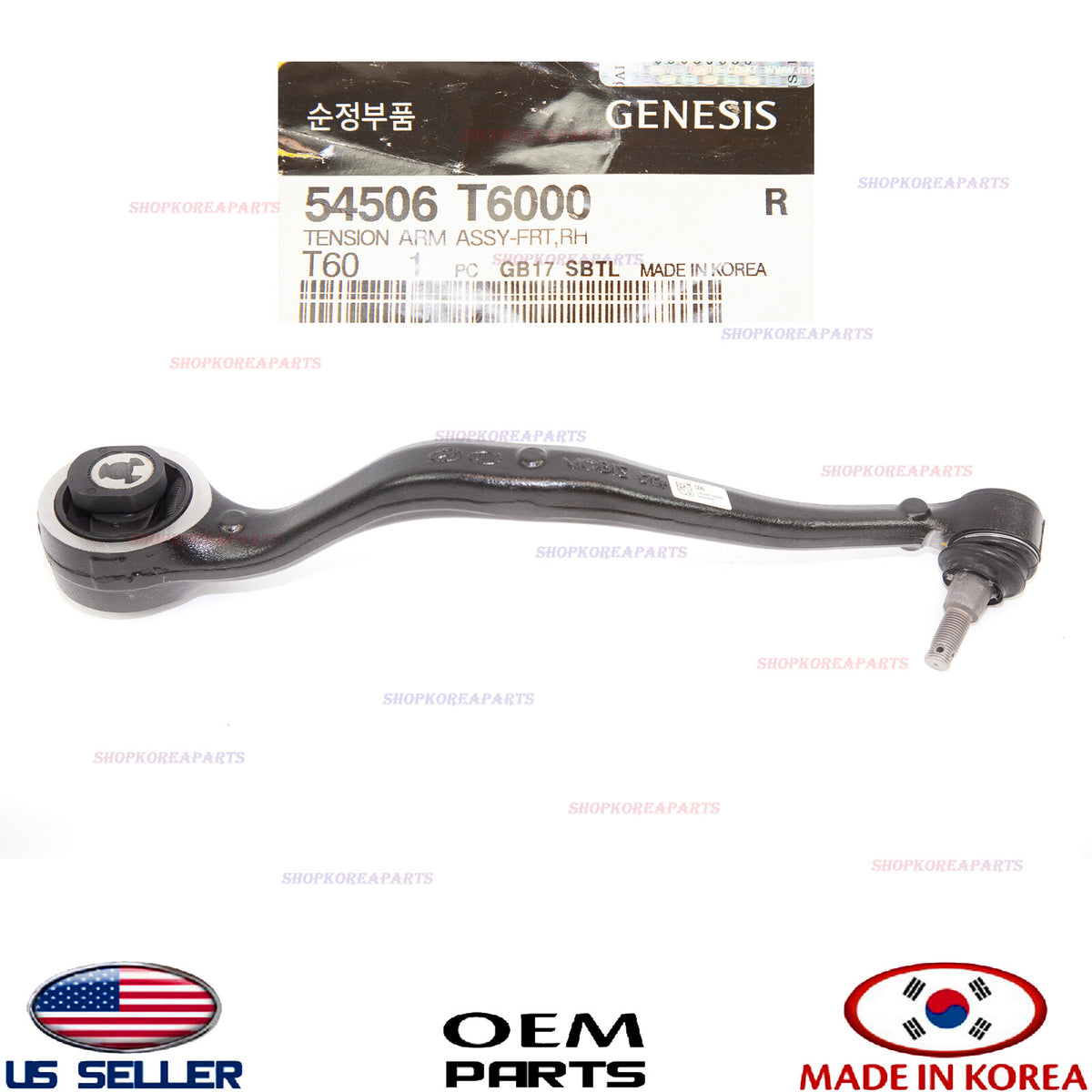 GENUINE Front Suspension Lower Arm RIGHT ⭐OEM⭐ GENESIS GV80 2021-2025 54506T6000