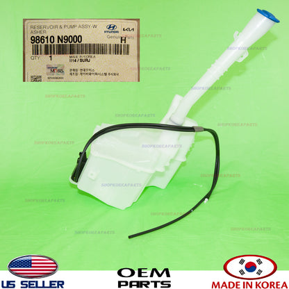 GENUINE Windshield Water Reservoir Water Tank & Pump ⭐OEM⭐ Tucson 2022-2024