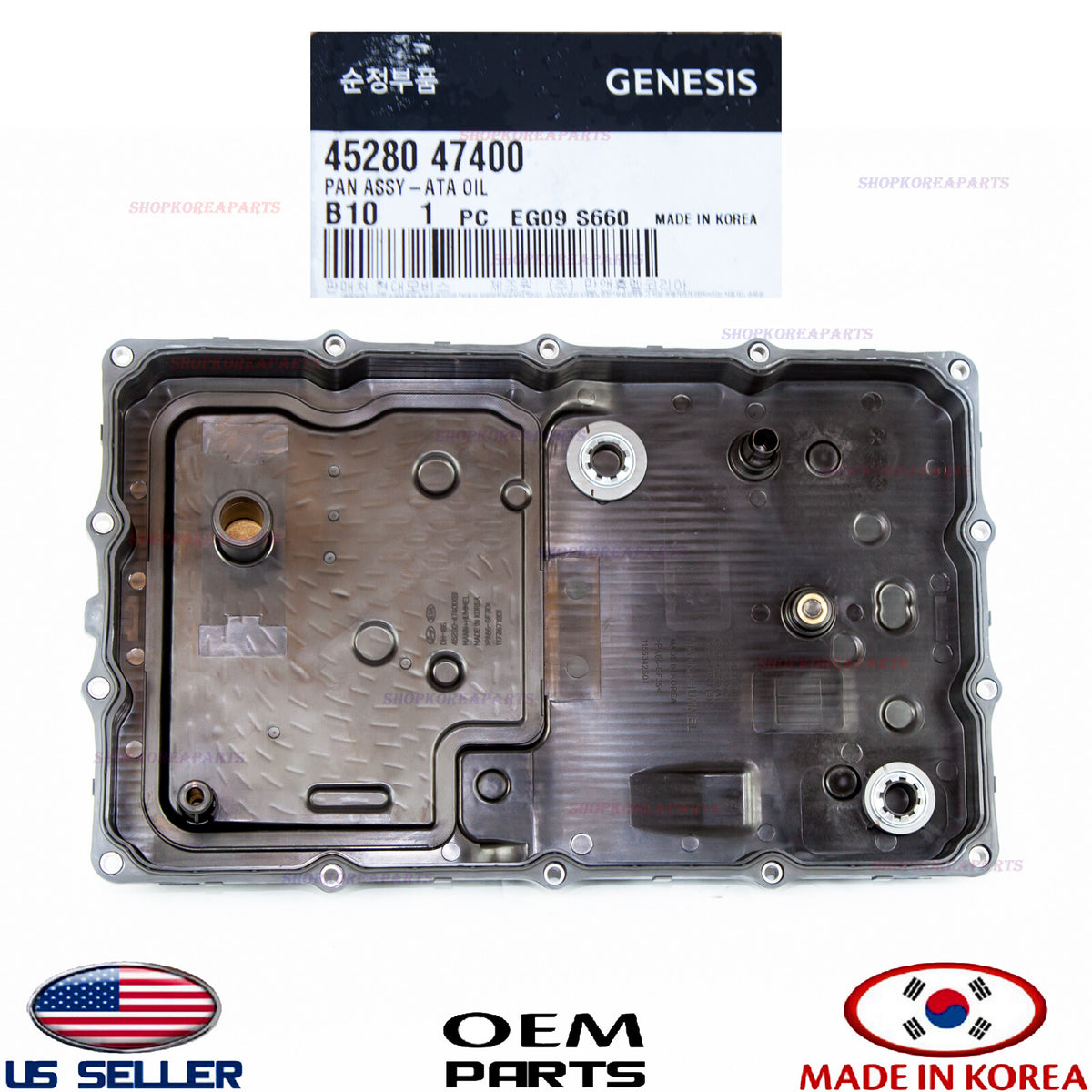 GENUINE Automatic Transaxle Oil Pan OEM Kia K900 Stinger 18-23 Genesis G70 19-24