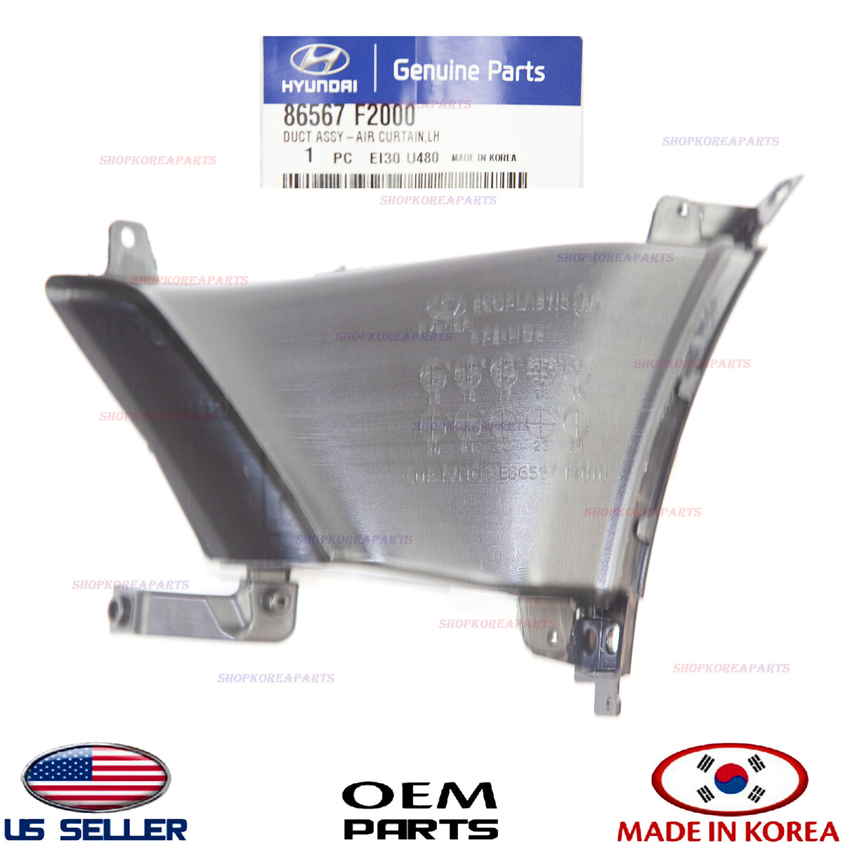 GENUINE Duct Assy Air Curtain LEFT Driver Side ⭐OEM⭐ Elantra Sedan 2017-2018