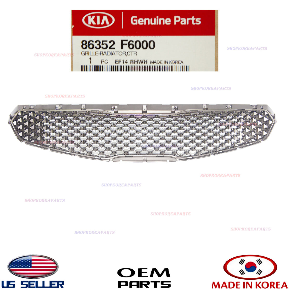 GENUINE Grille Front Bumper Center ⭐OEM⭐ KIA CADENZA 2017-2019 86352F6000