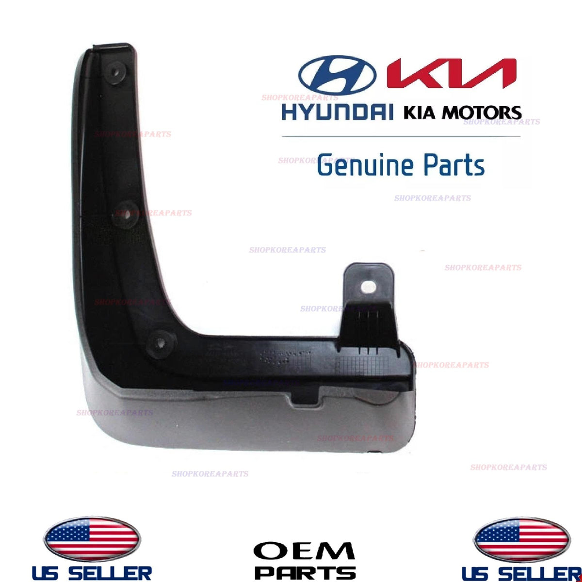 OEM Mud Guard Flaps Splash Shield Front LEFT Driver 2019-2020 Hyundai Santa Fe