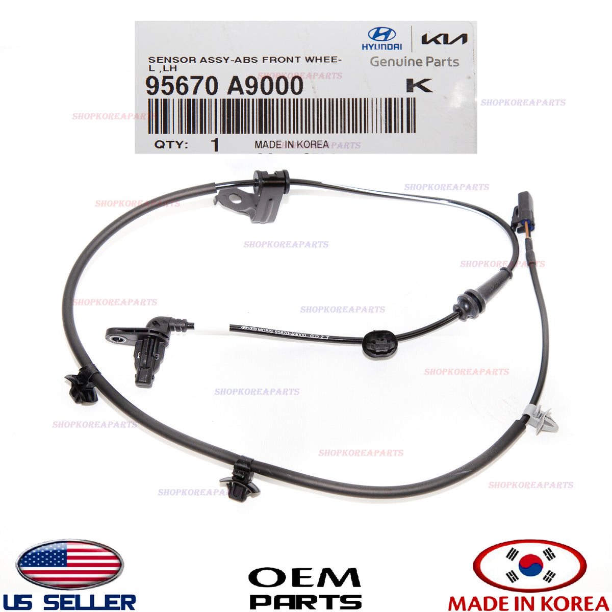 GENUINE ABS Wheel Speed Sensor Front LEFT Driver Side OEM KIA SEDONA 2015-2021
