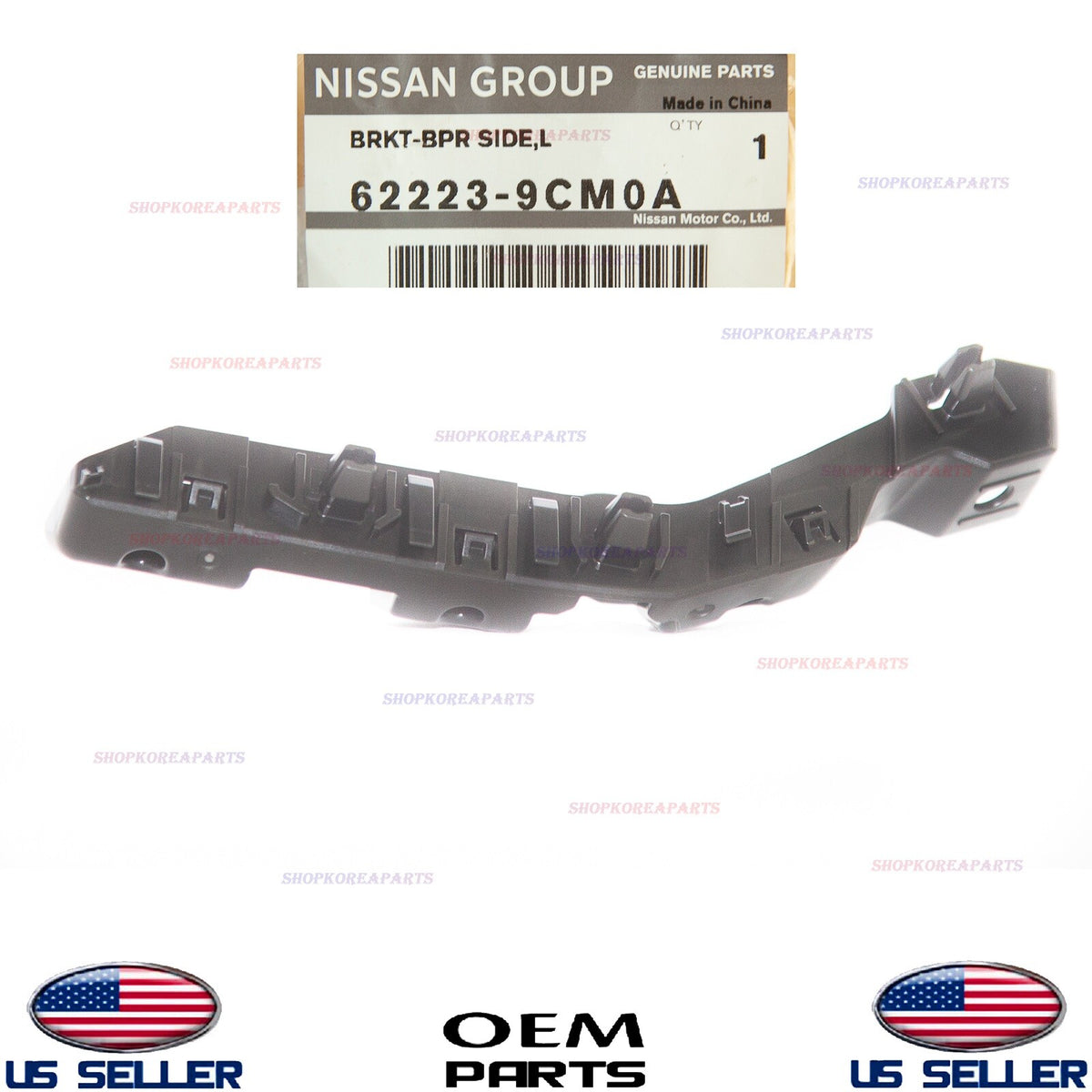 GENUINE Bumper Front Bracket LEFT Driver Side OEM QX50 2019-25 QX55 2022-25