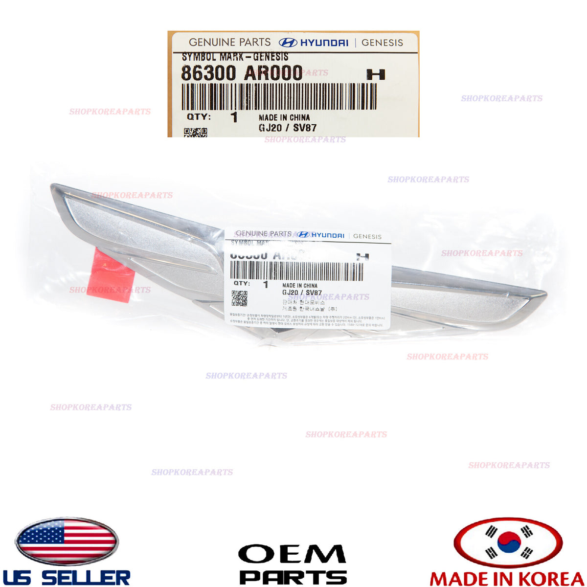 GENUINE Hood Emblem Front Symbol Mark Logo ⭐OEM⭐ Genesis GV70 2022-2025