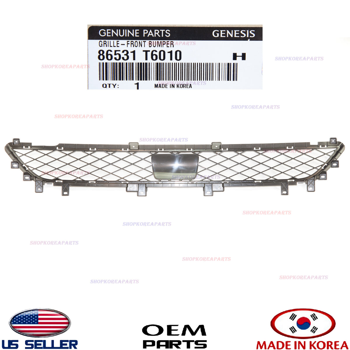 GENUINE Front Bumper Center Lower Grille ⭐OEM⭐ GENESIS GV80 2021-2024 86531T6010