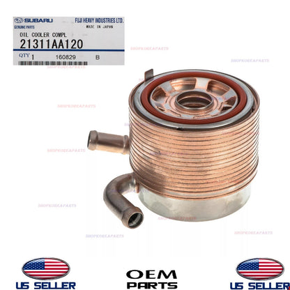 GENUINE Engine Oil Cooler 2008-2019 Subaru Impreza WRX STI EJ257 2.5L Turbo