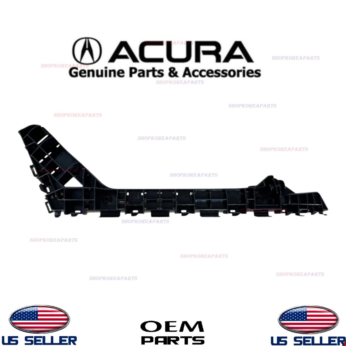 OEM 19 - 22 ACURA ILX REAR BUMPER DRIVER SIDE FENDER BRACKET RETAINER LEFT