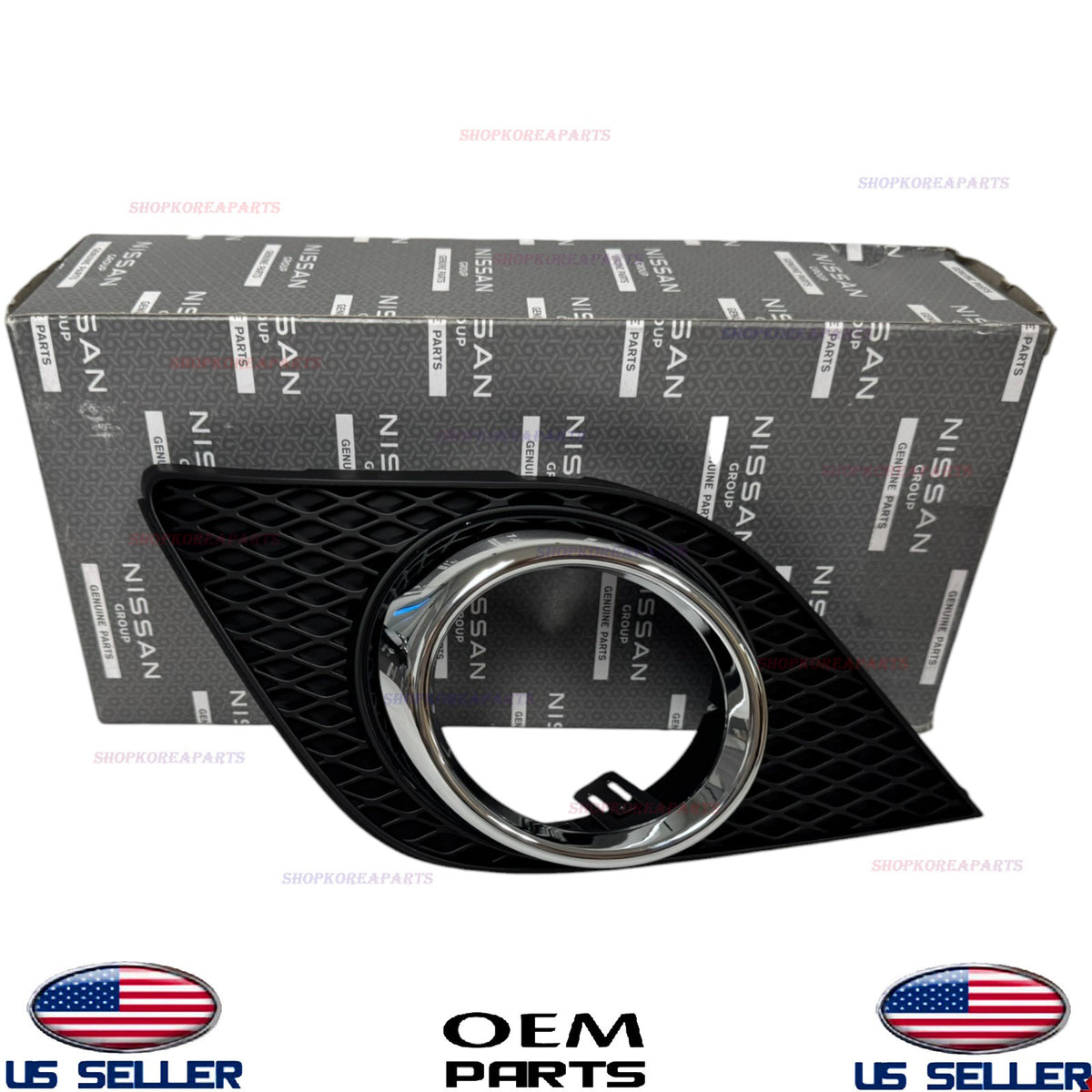 GENUINE OEM Trim Bezel Fog Lamp Driver Side Infiniti G37 Q60 Sport Premium