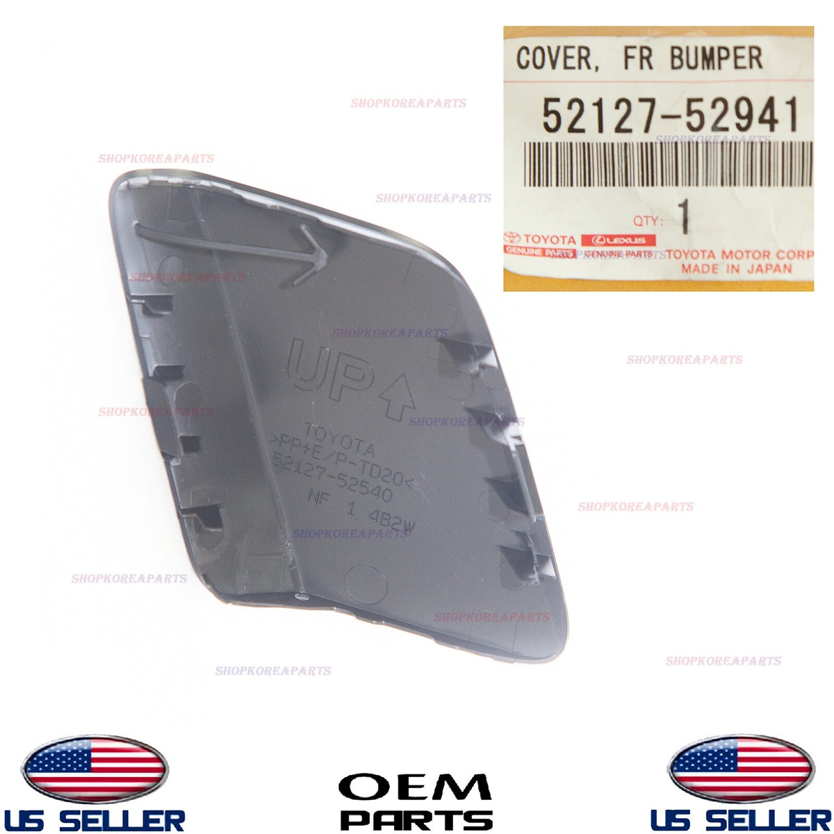 GENUINE Front Bumper Tow Eye Hook Cap Cover ⭐OEM⭐ Toyota Prius C 2012-2014