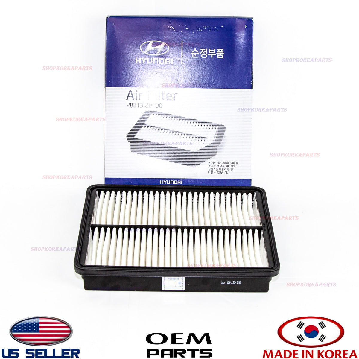 GENUINE Engine Air Filter ⭐OEM⭐ Hyundai Sonata Santa Fe Azera Kia Optima Sorento