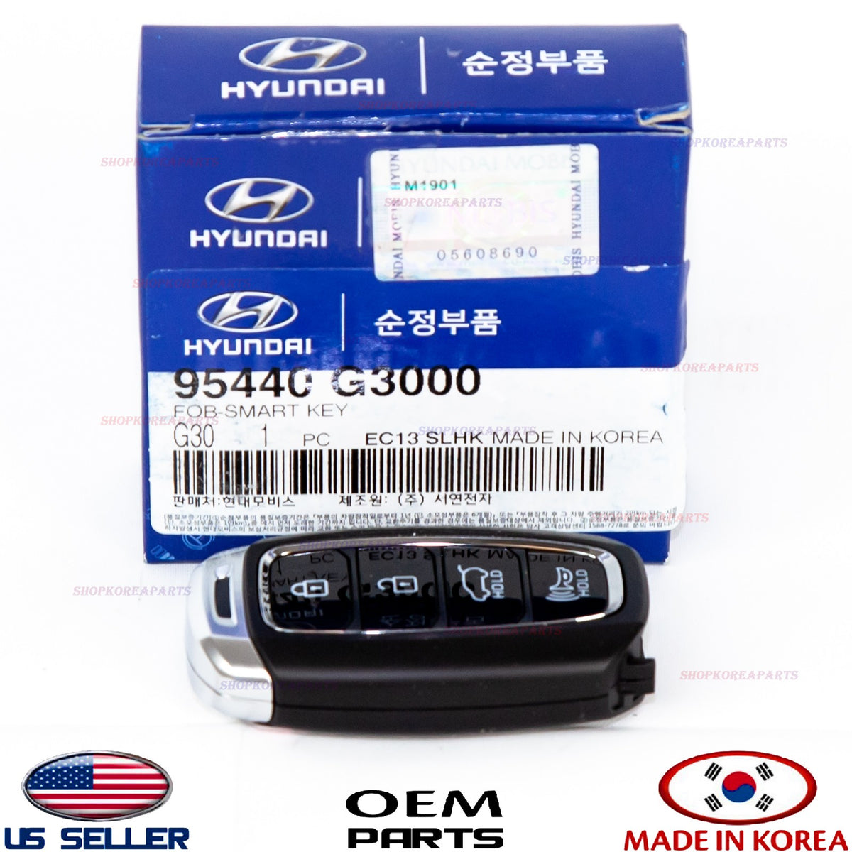 1pcs GENUINE SMART KEY REMOTE CONTROL ELANTRA GT 2018-2020