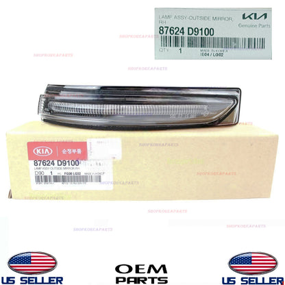 GENUINE OEM Right Passenger Side Outside Mirror Turn Signal Lamp 20-22 Sportage