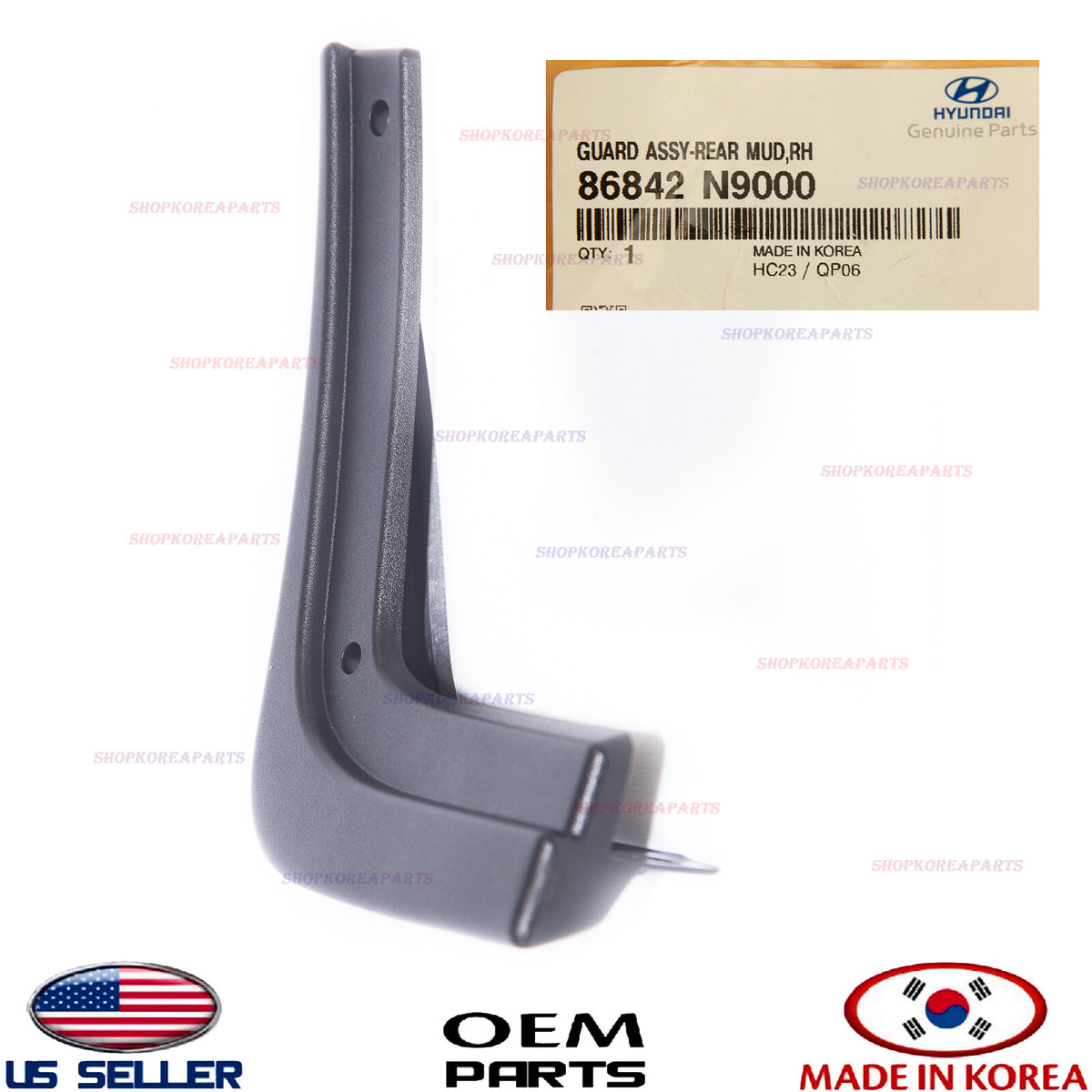 GENUINE Mud Guard Flaps Splash Shield REAR Right Passenger OEM⭐ Tucson 2022-2024