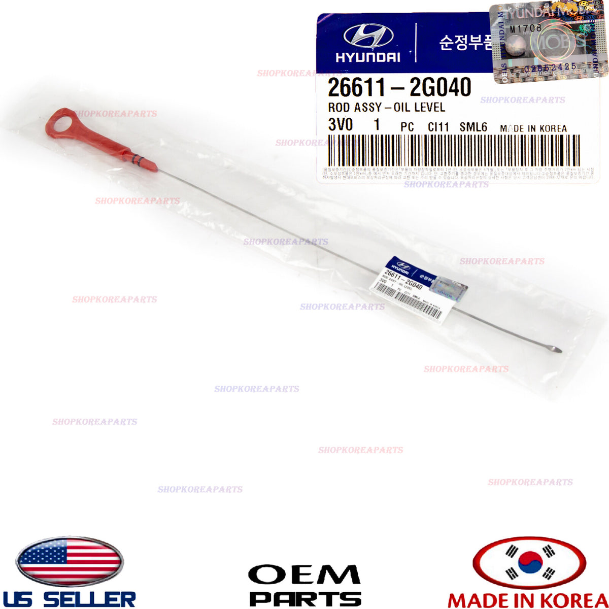 GENUINE OEM Engine Oil Level Dipstick 2014–2020 Hyundai Kia 26611-2G040
