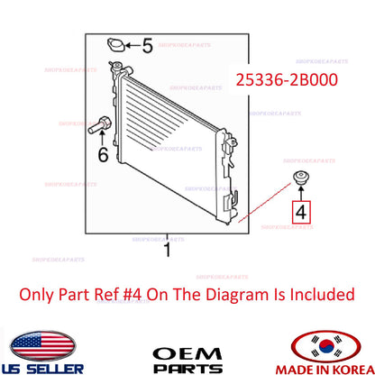 GENUINE Insulator Radiator Mtg ⭐OEM⭐ Hyundai Kia 2007-2022 *See List 25336-2B000