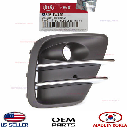 GENUINE Front Fog Lamp Cap Cover LEFT Driver Side OEM Rio HATCHBACK 2016-2017
