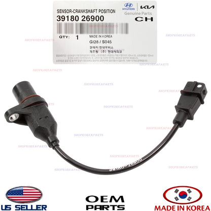 GENUINE OEM Crankshaft Position Sensor 1.6L 2007–2011 Accent Kia Rio 39180-26900