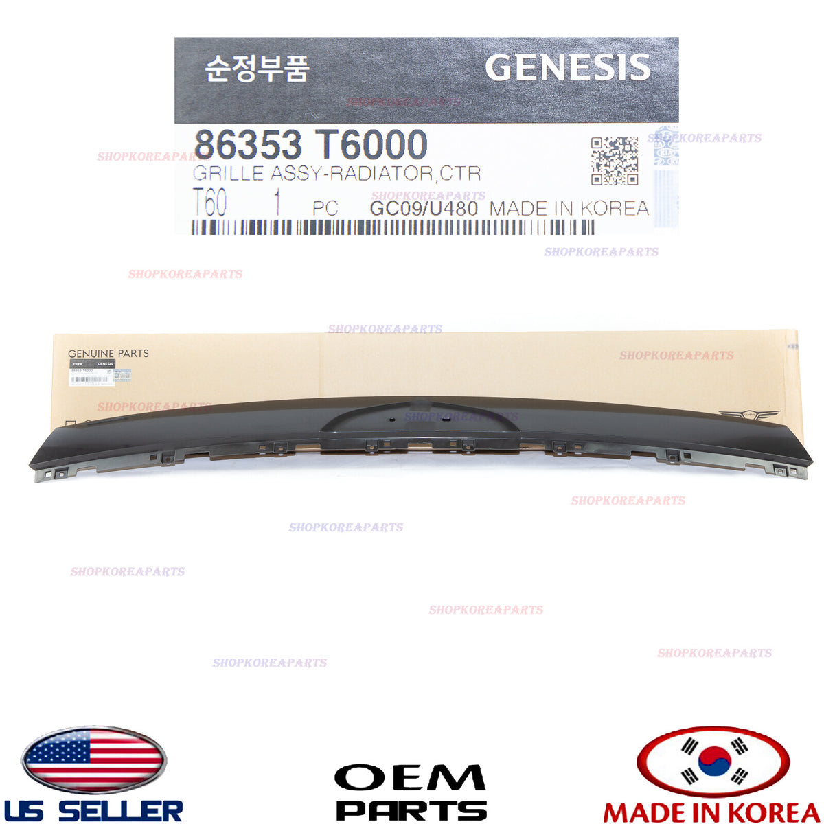 GENUINE Front Bumper Upper Cover Spacer Panel ⭐OEM⭐ Genesis GV80 2021-2024
