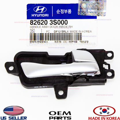 ✅GENUINE✅ Inside Door Handle Silver Front Rear Right Pass. Side OEM Sonata 11-14