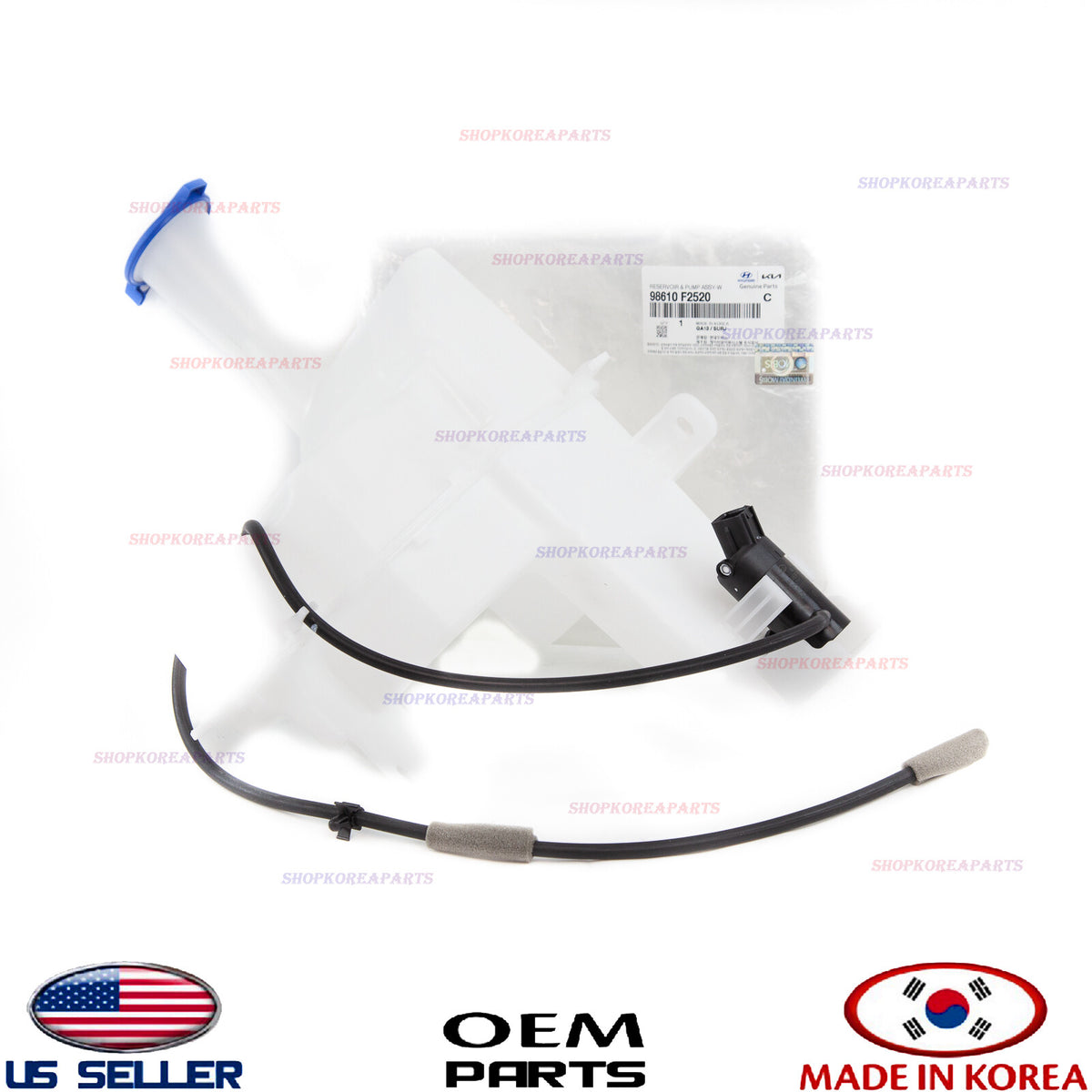 GENUINE Windshield Washer Reservoir Water Tank & Pump ⭐OEM⭐ ELANTRA Sedan 19-20