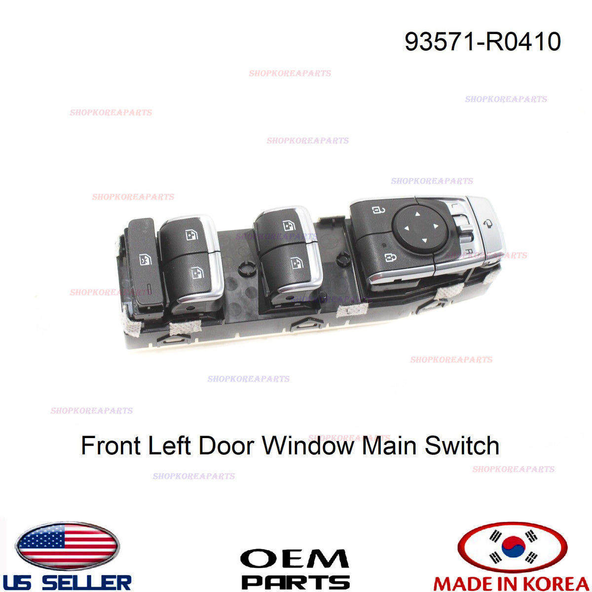 GENUINE Front Left Door Window Main Switch Assy ⭐OEM⭐ Kia Carnival 2022-2025