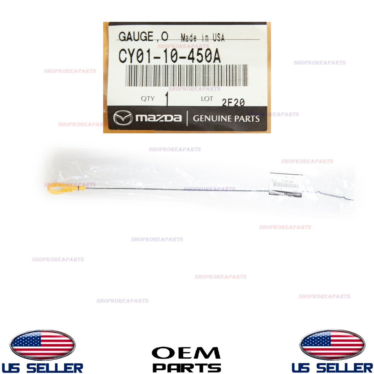GENUINE OEM Engine Oil Level Dipstick 2008-2015 Mazda 3.7L V6 *See Compatibility