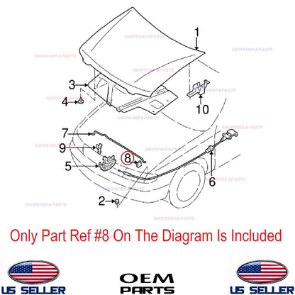 GENUINE OEM Grommet Support Rod 2002-2006 Nissan Altima 65773-8J02A