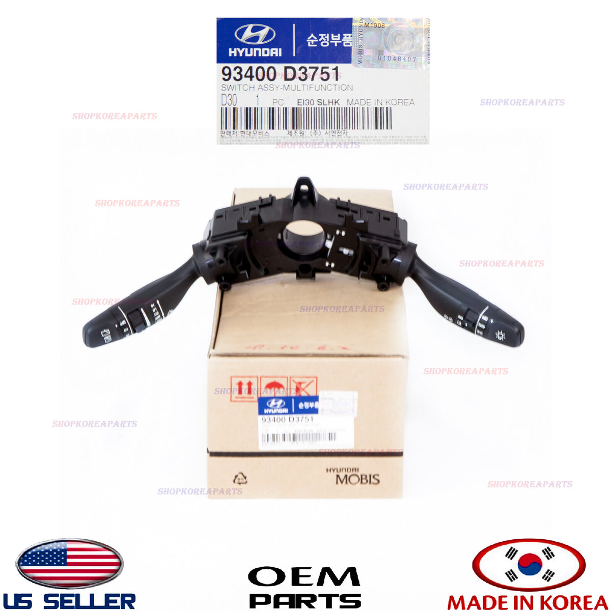 GENUINE Combo Switch Multifunction OEM Hyundai Tucson 2016-2018 93401D3751