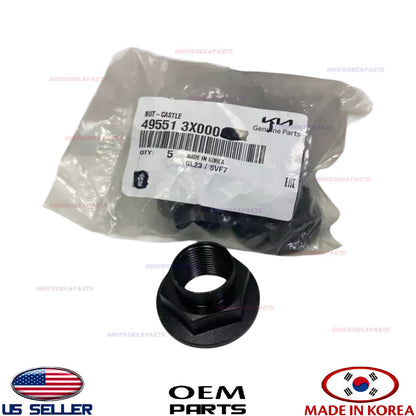 1 pcs GENUINE OEM Drive Axle - Axle Nut 2011–2026 Hyundai Kia 49551-3X000