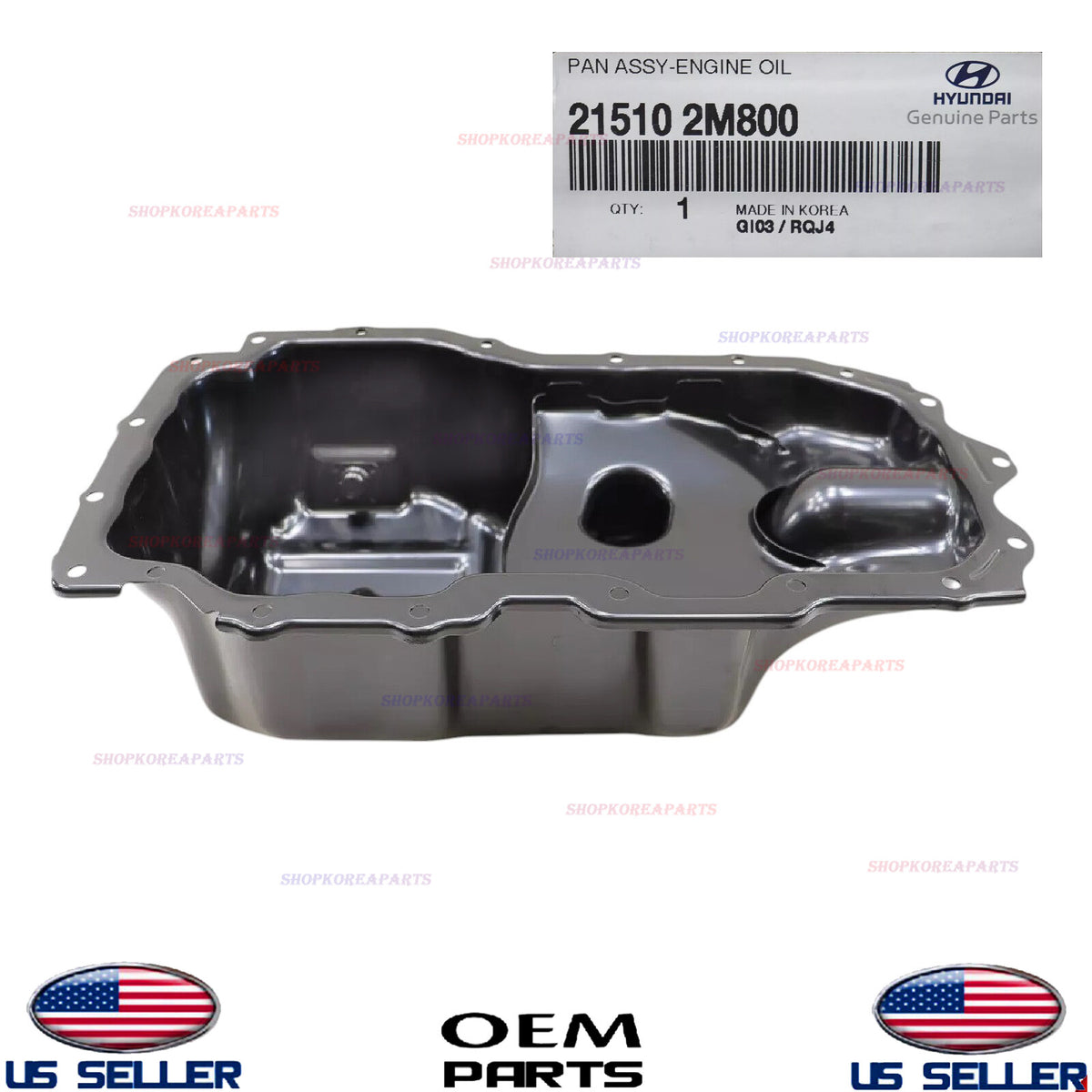 GENUINE OEM 1.6L Turbo Engine Oil Pan 2020-2025 *See List 21510-2M800