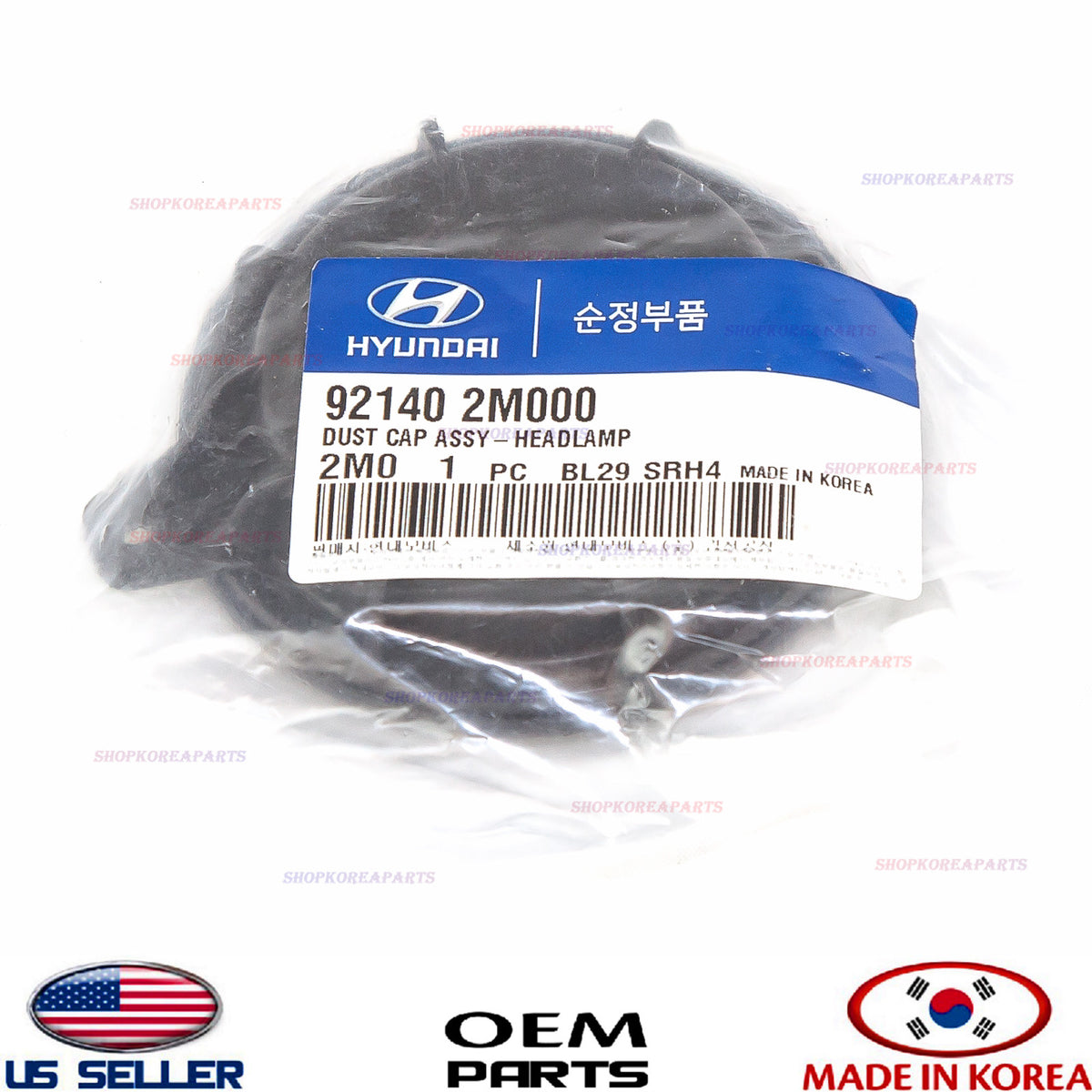 GENUINE Front Head Lamp Dust Cap Cover OEM Various Hyundai Kia See Compatibility