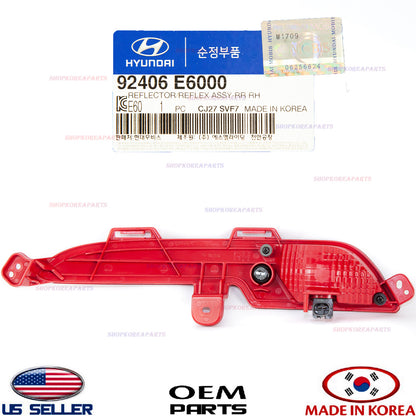 GENUINE Reflector Rear Right Passenger Side OEM Sonata Hybrid PLUG-IN 2016-2017