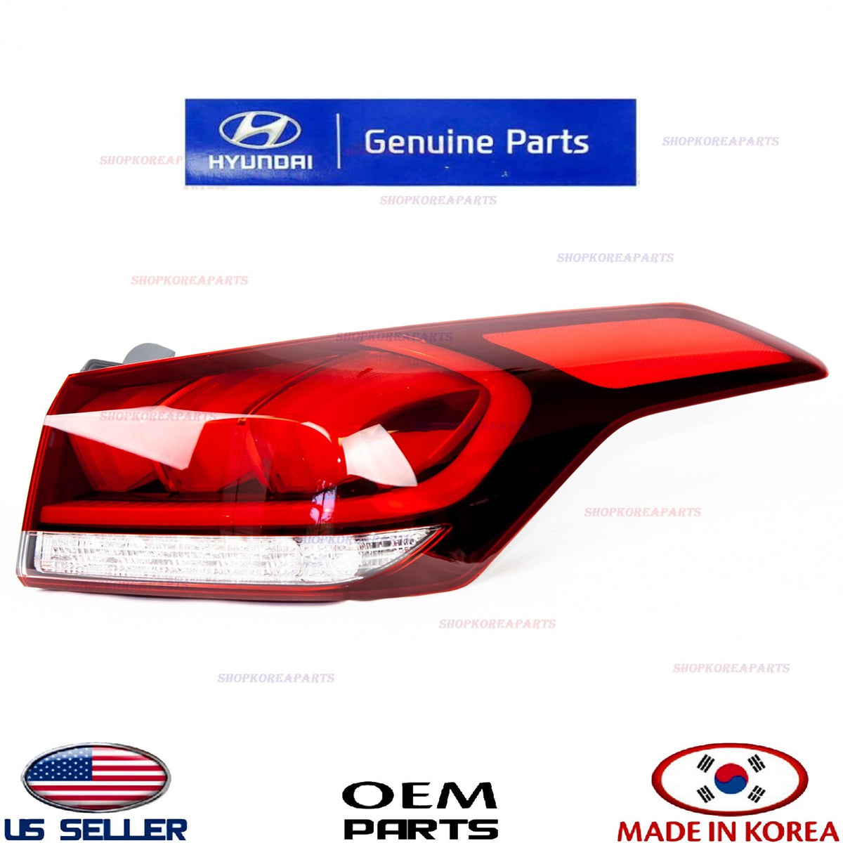 GENUINE OEM Right Passenger Side LED Tail Light Lamp 2015–2017 Genesis G80 Sedan