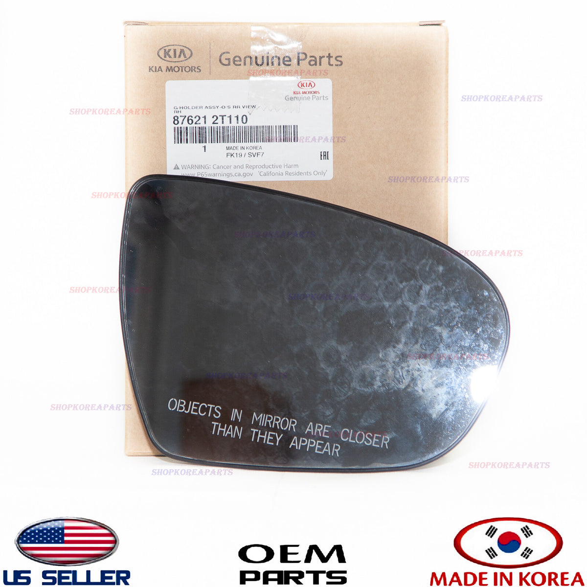 GENUINE Outside Mirror Glass Heated RIGHT Passenger Side⭐OEM⭐ KIA OPTIMA 2011-15
